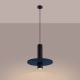 Pelta 1 lampa wisząca 1xGU10 czarna, granatowa SL.1884