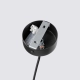 Pelta 1 lampa wisząca 1xGU10 czarna, granatowa SL.1884
