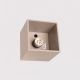 Quad 1 lampa sufitowa 1xGU10 taupe SL.2107