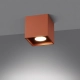 Quad 1 lampa sufitowa 1xGU10 ochra czerwona SL.2109