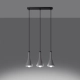 Rea 3L lampa wisząca 3xE14 beton SL.1225