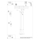Rea 3P lampa wisząca 3xE14 beton SL.1226