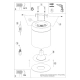 Rif lampa sufitowa 1xGU10 czarna SL.1349