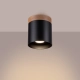 Rif lampa sufitowa 1xGU10 czarna SL.1349