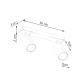 Ring 2 lampa sufitowa 2xGU10 zielona oliwkowa SL.1501