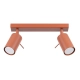 Ring 2 lampa sufitowa 2xGU10 ochra czerwona SL.1507 Sollux Lighting