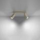 Ring 2 lampa sufitowa 2xGU10 taupe SL.2154