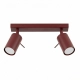 Ring 2 lampa sufitowa 2xGU10 burgund SL.2160 Sollux Lighting