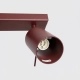 Ring 2 lampa sufitowa 2xGU10 burgund SL.2160