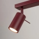 Ring 2 lampa sufitowa 2xGU10 burgund SL.2160