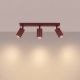 Ring 3L lampa sufitowa 3xGU10 burgund SL.2161