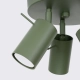 Ring 3P lampa sufitowa 3xGU10 zielona oliwkowa SL.1503