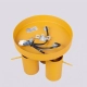 Ring 3P lampa sufitowa 3xGU10 żółta SL.2186