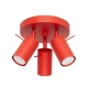 Ring 3P lampa sufitowa 3xGU10 czerwona SL.2192 Sollux Lighting