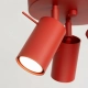 Ring 3P lampa sufitowa 3xGU10 czerwona SL.2192