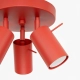 Ring 3P lampa sufitowa 3xGU10 czerwona SL.2192