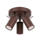 Ring 3P lampa sufitowa 3xGU10 brązowa SL.2198 Sollux Lighting