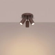 Ring 3P lampa sufitowa 3xGU10 brązowa SL.2198