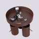 Ring 3P lampa sufitowa 3xGU10 brązowa SL.2198
