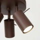 Ring 3P lampa sufitowa 3xGU10 brązowa SL.2198