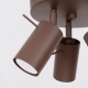 Ring 3P lampa sufitowa 3xGU10 brązowa SL.2198