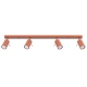 Ring 4L lampa sufitowa 4xGU10 ochra czerwona SL.1510 Sollux Lighting
