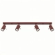 Ring 4L lampa sufitowa 4xGU10 burgund SL.2163 Sollux Lighting
