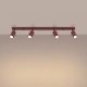Ring 4L lampa sufitowa 4xGU10 burgund SL.2163