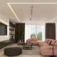 Ring 4L lampa sufitowa 4xGU10 różowa SL.2175