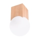 Solis lampa sufitowa 1xG9 naturalne drewno SL.1407 Sollux Lighting