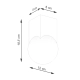 Solis lampa sufitowa 1xG9 naturalne drewno SL.1407