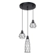 Suba 3P lampa wisząca 3xE14 czarna SL.1166 Sollux Lighting