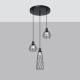 Suba 3P lampa wisząca 3xE14 czarna SL.1166