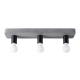 Tavo 3 lampa sufitowa 3xE27 szara SL.1158 Sollux Lighting