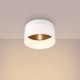 Telesto lampa sufitowa 1xE27 biała, ciemny brąz SL.1392