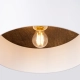 Telesto lampa sufitowa 1xE27 biała, ciemny brąz SL.1392