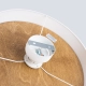 Telesto lampa sufitowa 1xE27 biała, jasny brąz SL.1393