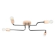 Timbo 4 lampa wisząca 4xE27 czarna SL.1669 Sollux Lighting