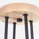 Timbo 4 lampa sufitowa 4xE27 czarna SL.1669