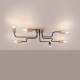 Timbo 6 lampa sufitowa 6xE27 czarna SL.1670