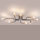 Timbo 8 lampa sufitowa 8xE27 czarna SL.1671