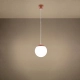 Ugo 20 lampa wisząca 1xE27 ochra czerwona SL.2219