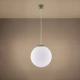Ugo 20 lampa wisząca 1xE27 zielona oliwka SL.2228