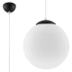 Ugo 30 lampa wisząca 1xE27 czarna SL.2211 Sollux Lighting