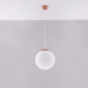 Ugo 30 lampa wisząca 1xE27 ochra czerwona SL.2220