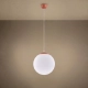 Ugo 30 lampa wisząca 1xE27 ochra czerwona SL.2220