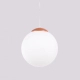 Ugo 30 lampa wisząca 1xE27 ochra czerwona SL.2220