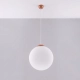 Ugo 40 lampa wisząca 1xE27 ochra czerwona SL.2221