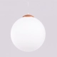 Ugo 40 lampa wisząca 1xE27 ochra czerwona SL.2221