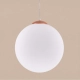 Ugo 40 lampa wisząca 1xE27 ochra czerwona SL.2221